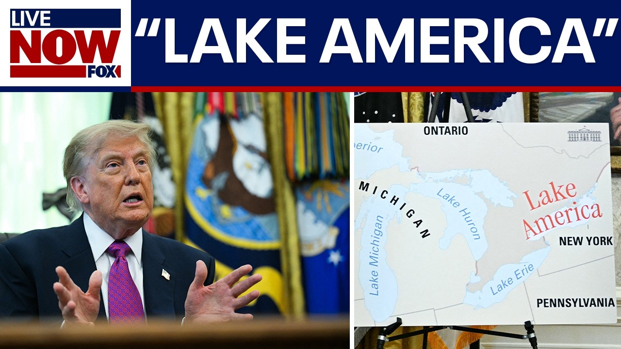 Trump renames Lake Ontario to Lake America