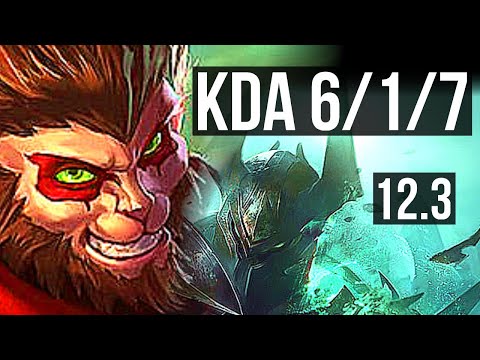 WUKONG vs MORDEKAISER (TOP) | 2.5M mastery, 6/1/7, 700+ games | NA Master | 12.3
