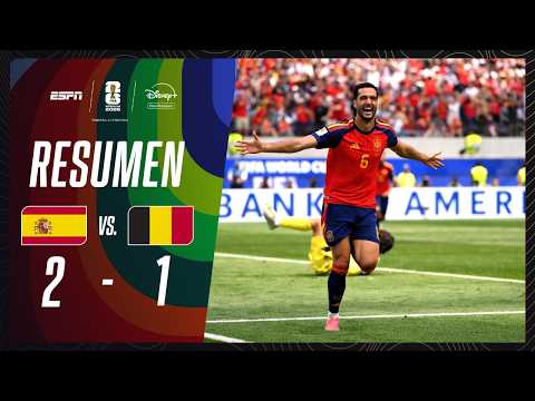 Resumen España vs Bélgica