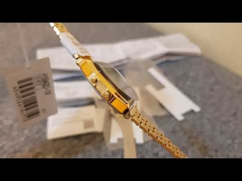 Casio Digital with Natural Diamond Unboxing and Quick Review A159WAD-1DF  , A159WGED-1DF