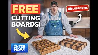Brother Dan is giving away some End Grain Cutting Boards!