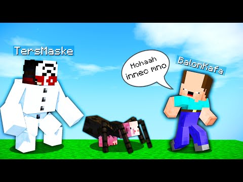 BALON KAFA MUTANT MOBLAR İLE TROLLLEDİM ! - Minecraft