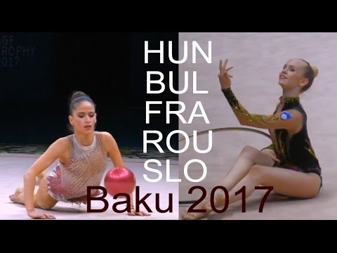 Baku 2017 (HUN, BUL, FRA, ROU, SLO)