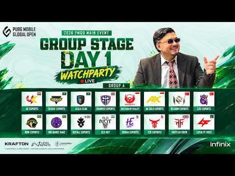 [ WATCHPARTY ] 2026 PMGO S2 Main Event | Group A | PUBG MOBILE GLOBAL OPEN Season 2