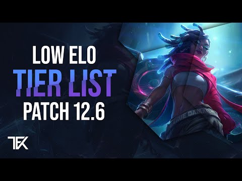 Low Elo  Tier List | Patch 12.6 | german | TFK