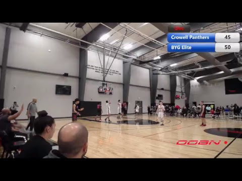 Crowell Panthers vs. BYG Elite 9th Grade | Drive Nation Irving