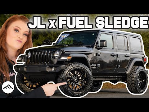 Overview: 2019 Jeep Wrangler Unlimited Sport w/ Fuel Sledge Wheels