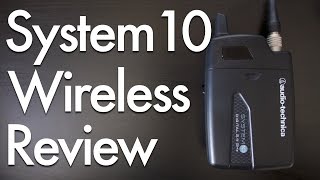 Video thumbnail for Audio-Technica System 10 Camera-Mount Wireless Mic Review by This Does Not Compute