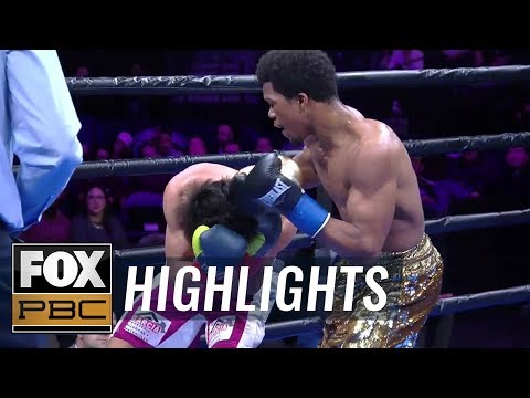 Antuanne Russell's vicious body blows def. Roberto Almazan | HIGHLIGHTS | PBC ON FOX