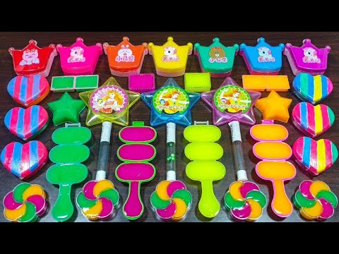 Mixing all my store-bought slime ! Relaxing slime video ! Alex slime