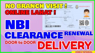 NBI Clearance Online Renewal Door to Door: NBI Delivery or Pick Up