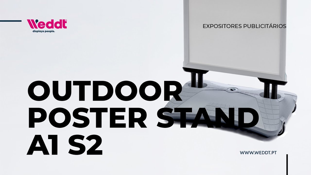 Como montar o Outdoor Poster Stand
