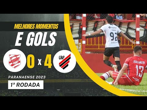 RIO BRANCO 0X4 ATHLETICO - GOLS E MELHORES MOMENTOS - PARANAENSE 2023