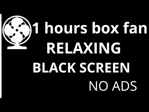 Sleep in minutes 1 hours  with DEEP box fan noise resonating through double tubes! relaxing sleep