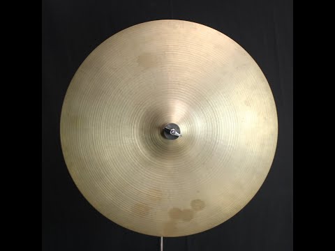 Vintage Zildjian 20" 1960's Tall Stamp A Ride - 2278g (video demo) image 3