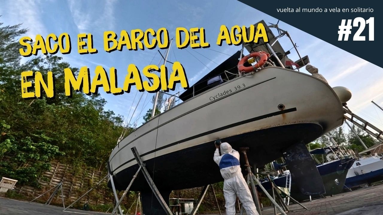 I'm hauling the boat out of the water in Malaysia