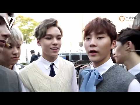 Arabic Sub 151015 SEVENTEEN CUT @ Behind THE SHOW