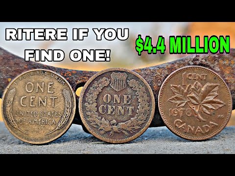 Top 4 RARE Old Pennies Worth MILLION's! Most Valuable Indian Head & Wheat Pennie, Canada One cent