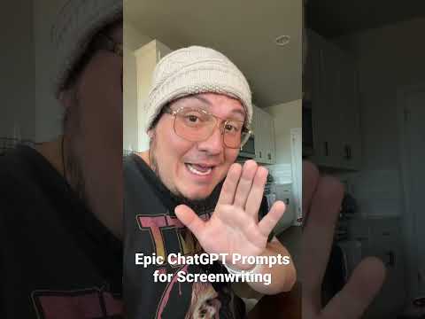 6 Epic ChatGPT Prompts for Screenwriting #chatgpt #screenwriter #prompts