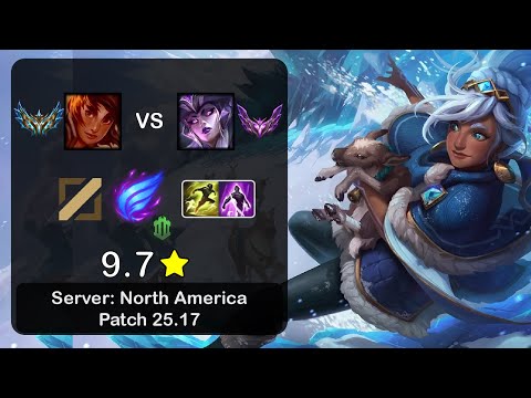 Taliyah Mid vs Syndra - NA Challenger - Patch 25.17