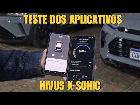Volkswagen Nivus x Chevrolet Sonic - Teste dos aplicativos