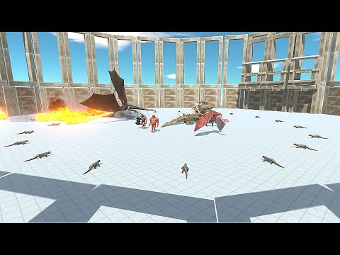 20X KOMODO DRAGON VS FACTION - Animal Revolt Battle Simulator