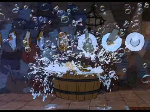 La spada nella roccia - Pulizia della cucina