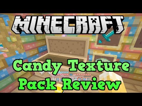 SURREAL CANDY WORLD! Insane Minecraft Candy Texture Pack