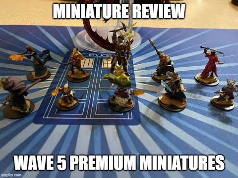 Icons of the Realms Premium Figures (Wave 5) Review - Wizkids Prepainted Miniatures