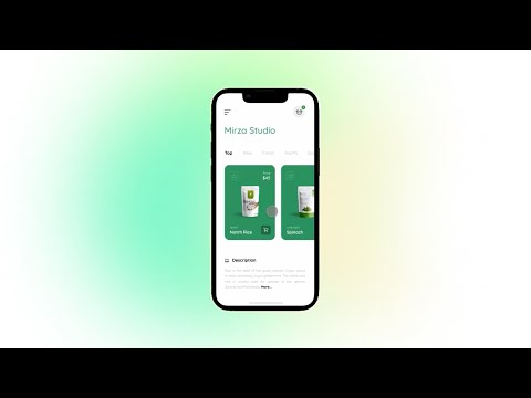 Organic Store App 🥬 (UX UI Design)