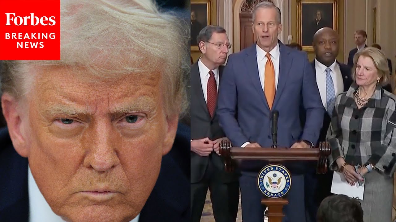 BREAKING NEWS: Senate Republican Leaders Hold Press Briefing After Trump's First Two Weeks In Office