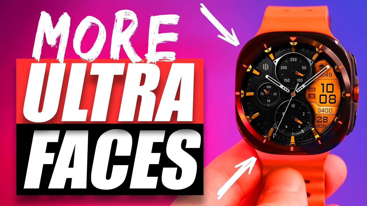 25+ MORE Of The BEST Galaxy Watch 7 Ultra Faces - Free & Paid!