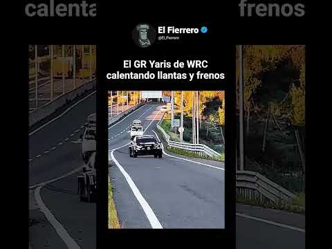El GR Yaris de WRC mostrando todo su poder mecánico 😳🏁