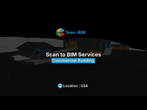 Scan to BIM Commercial Project Walkthrough | 4 Buildings | LOD 200 | 6-Day Delivery