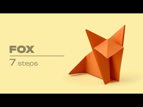 Origami Fox Easy. How to Make Origami Fox | Paper Fox Folding Instructions