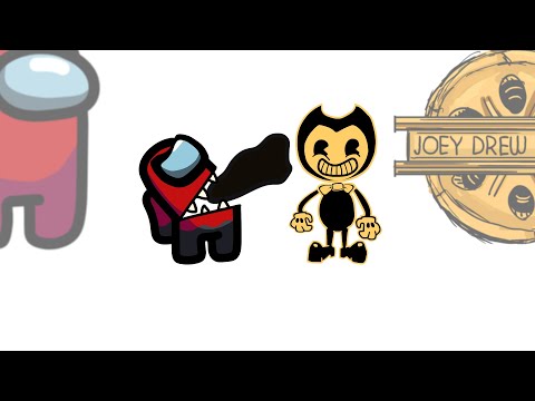 Mini Crewmate Kills Bendy and the Ink Machine | Among Us