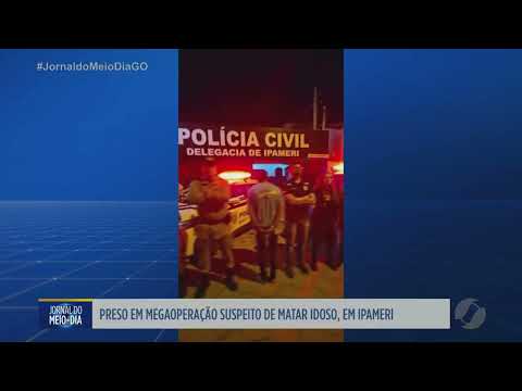 Preso em Ipameri suspeito de matar idoso