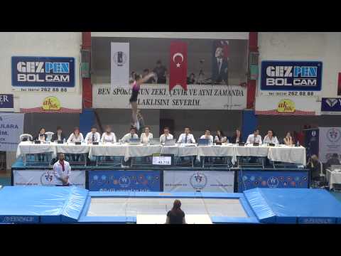 TÜRKİYE TRAMPOLİN 1.Sİ SUDE AYDIN BOLU 2015