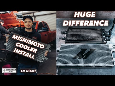 MISHIMOTO Transmission Cooler Install | 5.9 CUMMINS