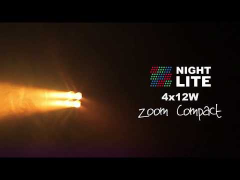 Nightlite Compact Zoom 4x12W RGBW