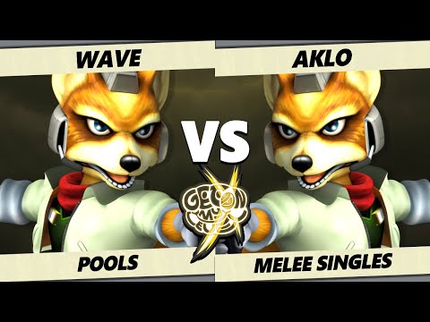 GOML X - Wave (Fox) Vs. Aklo (Fox) Smash Melee - SSBM