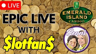 Big Wins only at Emerald Island Casino with SlotFans! #livestream #subscribe #win #lasvegas
