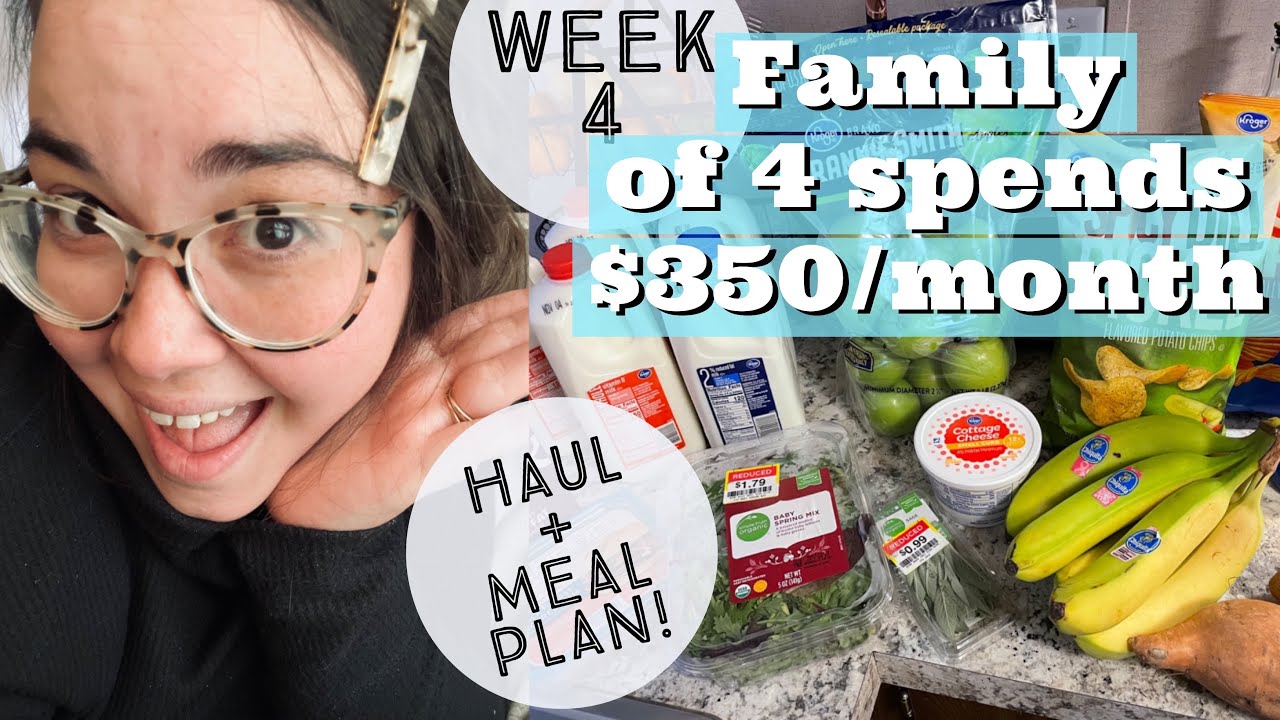 FRUGAL $350/Month Grocery Budget Haul + Meal Plan | Dinner Ideas