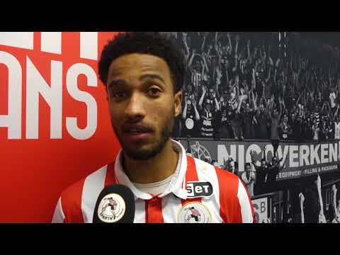 Ryan Sanusi: 'Werden tweede helft naar achteren gedrukt'