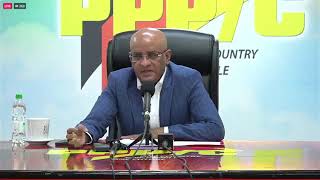 Press Conference by the General Secretary of People Progressive Party Dr. Bharrat Jagdeo | 03-Oct