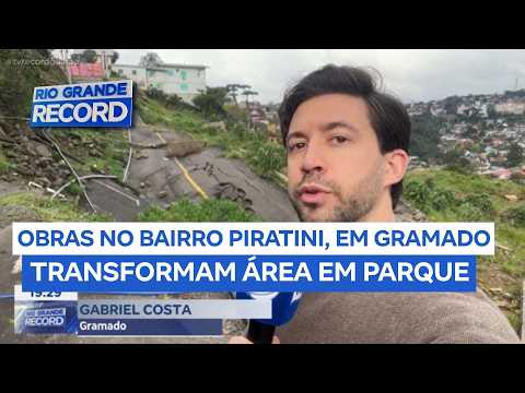 Gramado inicia obras em bairro atingido pela enchente de 2024