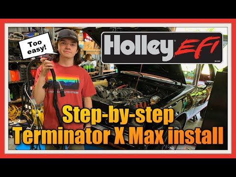 Holley Terminator X Max install for newbies! Easier than you think!