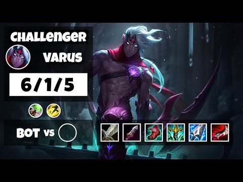 Varus vs Kog'Maw TURKISH Challenger BOT (6/1/5) - v11.11