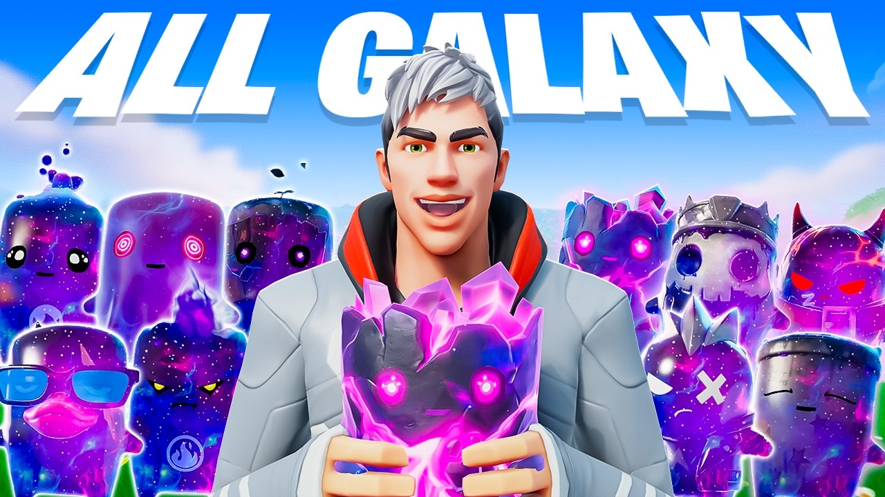 I Found EVERY GALAXY SPRITE in Fortnite! (no trading)