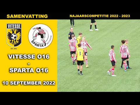 Hoogtepunten Vitesse O16 - Sparta O16 zaterdag 10 september 2022